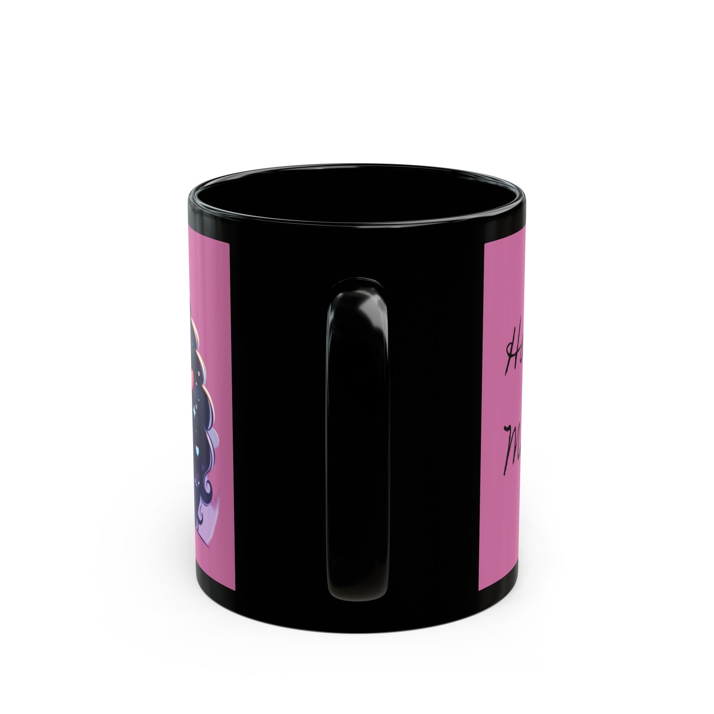 1st Mother's Day Black Mug (11oz, 15oz)